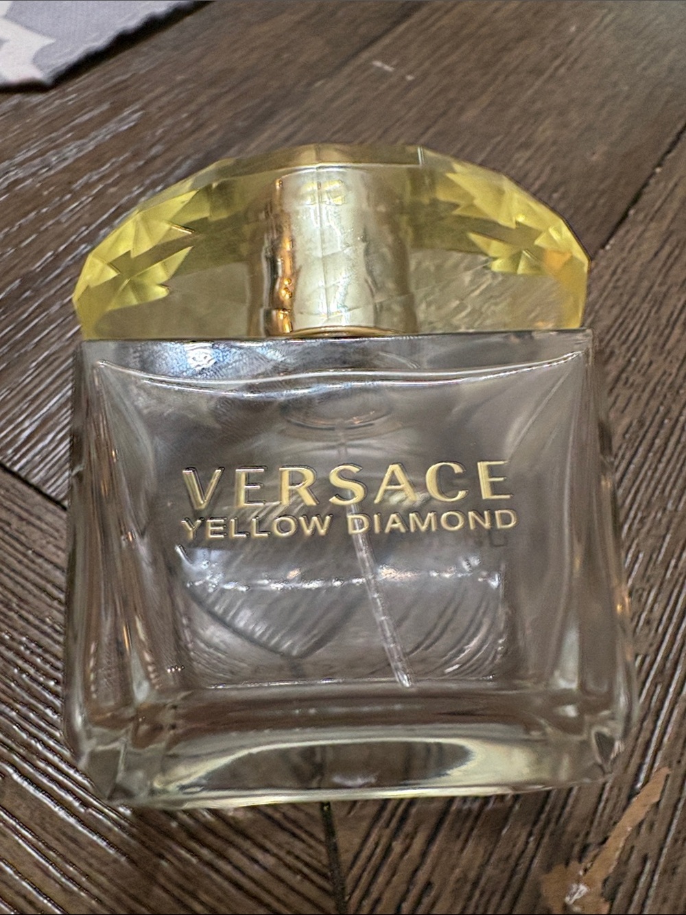 Versace Yellow Diamond Empty Bottle